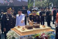Gubernur Jawa Barat Dedi Mulyadi hadiri HUT Bhayangkara ke-80 di Mapolda Jabar, Rabu (1/7/2026)