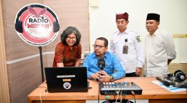 Kepala Bakom RI M Qodari menghadiri peluncuran Radio Merah Putih di Banyuwangi, Jawa Timur, Kamis (23/7/2026). (Dok. Asosiasi Kopdes Merah Putih Banyuwangi)

