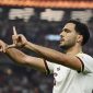 Gelandang Spanyol Mikel Merino merayakan gol kemenangan ke gawang Portugal pada pertandingan babak 16 besar Piala Dunia FIFA 2026 di Dallas, Texas, Amerika Serikat. Gol pada menit ke-91 membawa La Roja menang 1-0 dan lolos ke perempat final. Foto: FIFA.
