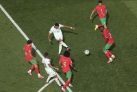 Kylian Mbappé mencetak gol pembuka Prancis saat menghadapi Maroko pada pertandingan perempat final Piala Dunia FIFA 2026 di Boston Stadium, Amerika Serikat. Prancis menang 2-0 melalui gol Mbappé dan Ousmane Dembélé untuk memastikan tempat di babak semifinal. Foto: FIFA.