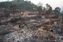 Kebakaran menghanguskan puluhan rumah dan fasilitas lainnya di Kampung Adat Kasepuhan Ciptamulya, Kecamatan Cisolok, Kabupaten Sukabumi, Sabtu (25/7/2026). Berdasarkan data BPBD Kabupaten Sukabumi men- catat ada 51 rumah hangus terbakar, mengakibatkan 51 kepala keluarga atau 159 jiwa terdampak.
