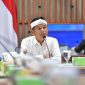 Gubernur Jawa Barat Dedi Mulyadi menyampaikan kebijakan pembangunan infrastruktur dan penguatan konektivitas wilayah Jawa Barat. (Foto: Humas Jabar)