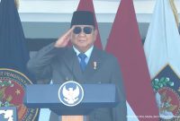 Presiden RI Prabowo Subianto saat melantik 1.204 Pamong Praja Muda di IPDN, Jatinangor, Jawa Barat, Rabu (29/7/2026). (Dok. YouTube Setpres)
