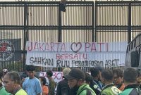 Situasi didepan gedung DPR/MPR RI
