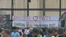 Situasi didepan gedung DPR/MPR RI