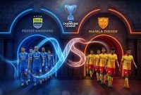 Persib Bandung vs Manila Digger. (Foto: olah visual menggunakan Gemini AI)

