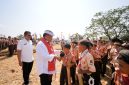 Sekda Jawa Barat Herman Suryatman saat menutup Perkemahan Terpadu dan LT II Situraja, Sumedang, Rabu (26/8/2026). (Foto: Humas Jabar) 