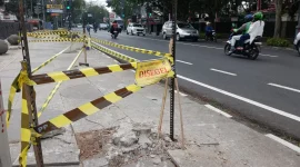 Diduga Tebang Ilegal 10 Pohon di Jalan Riau, Farhan Segel Lokasi dan Bawa Kasus ke Ranah Pidana (Dok Istimewa)