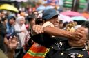 Kapolsek Cicalengka Kompol Ade Rahmat menjadi korban pengeroyokan. (Foto Ist)