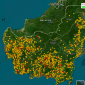 Hotspot di Kalimantan per 29 Agustus 2026 di SiPongi Kemenhut.(Sipongi Kemenhut)
