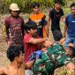 Sejumlah warga Suku Anak Dalam (SAD) membabi buta melakukan tindak kekerasan kepada beberapa personel TNI di sekitar areal perkebunan PT Sari Aditya Loka, Desa Bukit Suban, Kecamatan Air Hitam, Kabupaten Sarolangun, Jambi, Jumat (28/8).(Dok Istimewa)