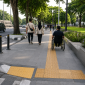 Trotoar di kawasan Lapangan Gasibu Bandung akan ditata agar lebih ramah pejalan kaki dan disabilitas.