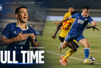 Persib Bandung memastikan lolos ke fase grup ACL Two setelah mengalahkan Manila Digger 1-0. Mariano Peralta mencetak gol tunggal penentu kemenangan Persib. (Sumber foto: X/Persib)