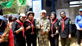 Sekda Jawa Barat Herman Suryatman saat membuka Jambore Relawan Kebencanaan Tahun 2026 di Kabupaten Bandung. (Foto: Humas Jabar)