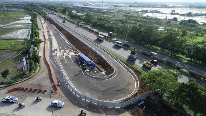 Akses Tol Sementara KM 149 & 151 Gedebage (Foto: Istimewa)