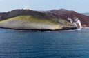Kondisi terkini Gunung anak Krakatau setelah sepekan tak erupsi. Foto diambil dari drone KN SAR 247 TETUKA, Rabu (16/9/2026) (Dok. KN SAR 247 TETUKA)