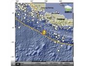 Gempa M 5,2 di Bayah, Lebak, Banten(Dok BMKG)

