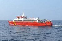 Hari kelima, Tim SAR memperluas pencarian rombongan Jurnalis hilang di Selat Sunda hingga 4.600 NM² lewat laut dan udara.(Basarnas )
