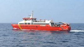 Hari kelima, Tim SAR memperluas pencarian rombongan Jurnalis hilang di Selat Sunda hingga 4.600 NM² lewat laut dan udara.(Basarnas )
