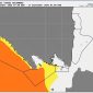 BMKG memprakirakan gelombang 2,5-4 meter di perairan barat Lampung dan Selat Sunda bagian selatan pada 15-18 September 2026.(BMKG)

