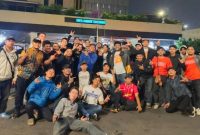 Perwakilan The Jakmania dan Bobotoh Kota Bekasi bertemu dengan Kapolres Metro Bekasi Kota Kombes Putu Kholis Aryana dalam Forum Silaturahmi Antarsuporter di Mapolres Metro Bekasi Kota

