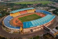 Stadion Si Jalak Harupat di Kabupaten Bandung, Jawa Barat, menjadi salah satu calon venue Piala Dunia U20 2021. ANTARA FOTO/Raisan Al Farisi/nz