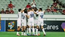 Pemain PERSIB merayakan kemenangan 1-0 atas FC Seoul pada laga pembuka Grup E ACL Two 2026/27 di Seoul, Korea Selatan. (Foto: Persib Official)