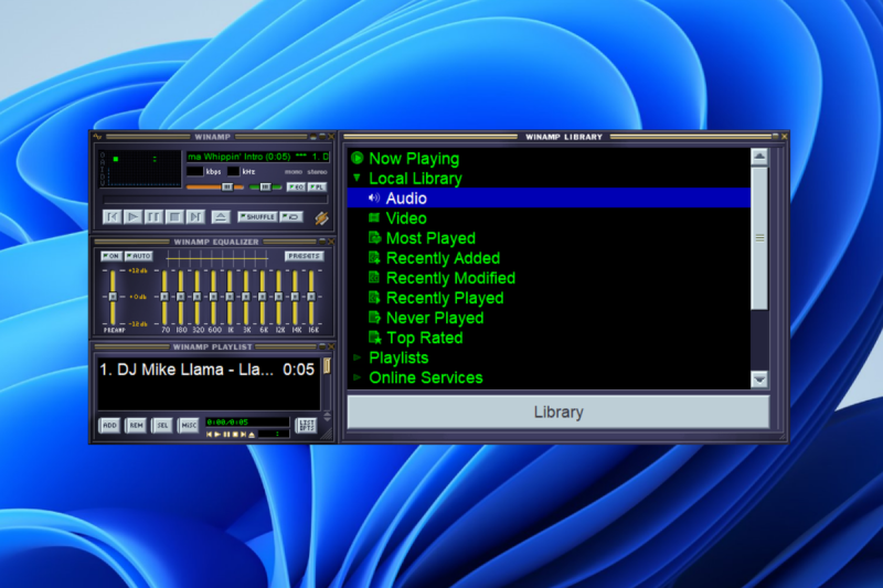 Ilustrasi Winamp
