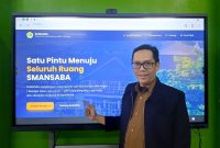 Deni Cendrianto, guru Biologi sekaligus ketua tim pengembang RUMANSA di SMAN 1 Batujajar, Kabupaten Bandung Barat. (Dok. Deni Cendrianto)