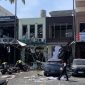 Kondisi pasca ledakan di Ruko San Antonio, Pakuwon City Surabaya, Selasa (6/10/2026) (KOMPAS.com/DIKI FEBRIANTO)
