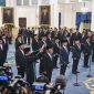 Presiden Prabowo Subianto melantik sejumlah Menteri, Wamen dan Kepala Lembaga Kebinet Merah Putih di Istana Negara, Jakarta, Kamis (1/10/2026)